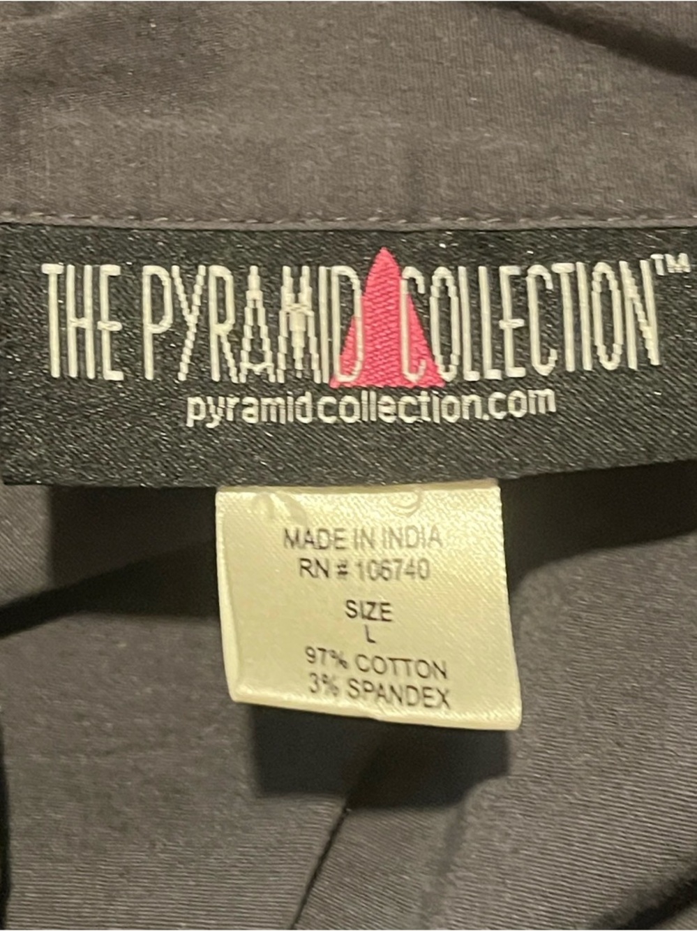 The Pyramid Collection Gray Ruffled Jacket - Picture 2 of 4